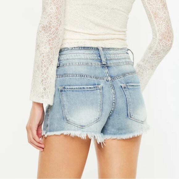 KanCan NWT Tilly High Waisted Denim Shorts - Picture 2 of 7